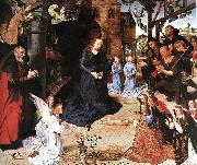 GOES, Hugo van der The Adoration of the Shepherds oil painting reproduction